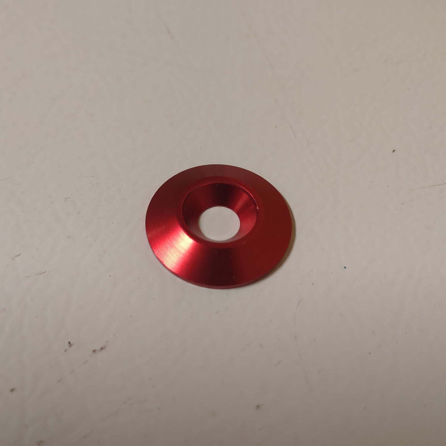 Aluminum Conical Seat Washer (Red)