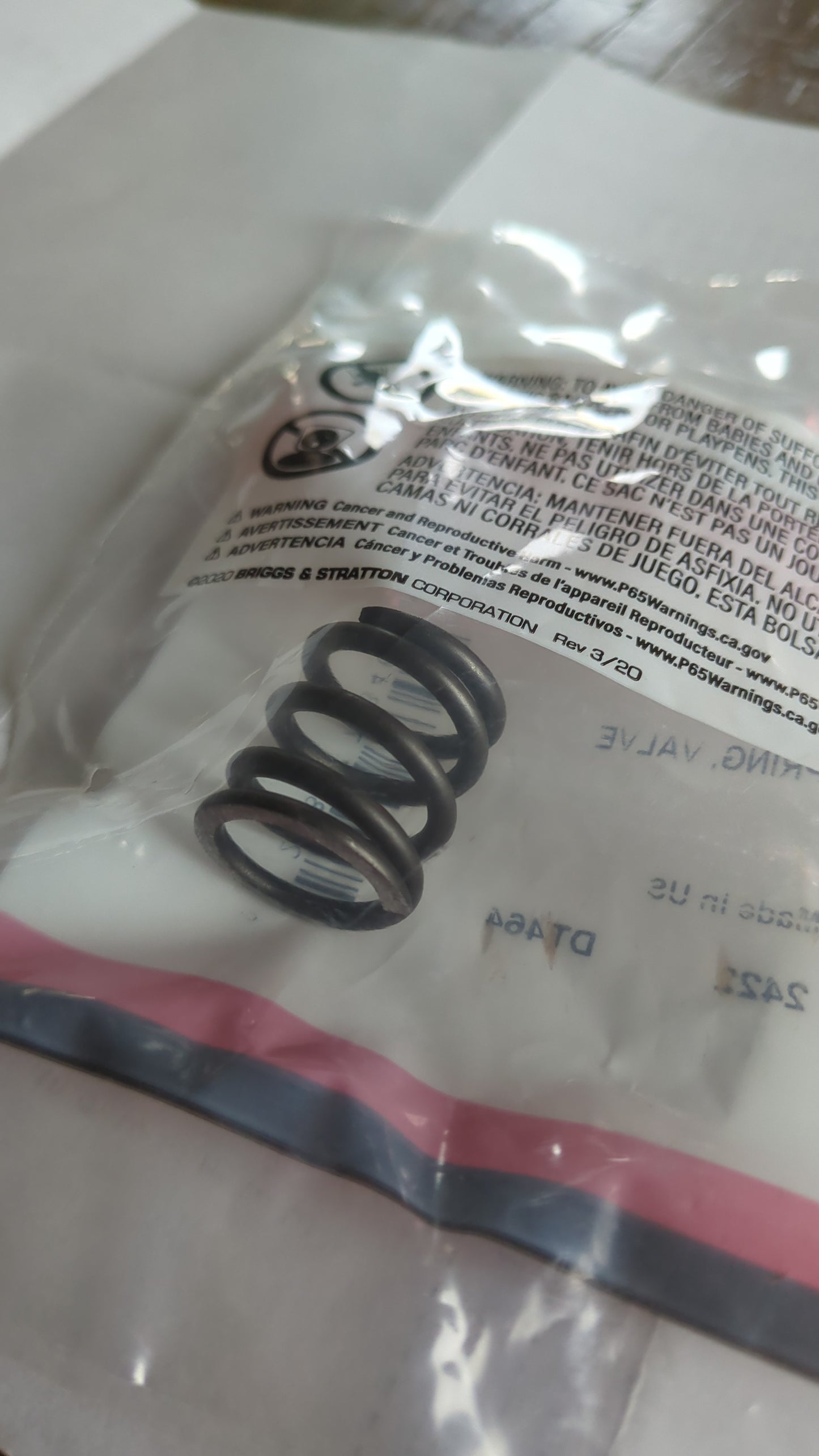 Briggs 206 Valve Spring