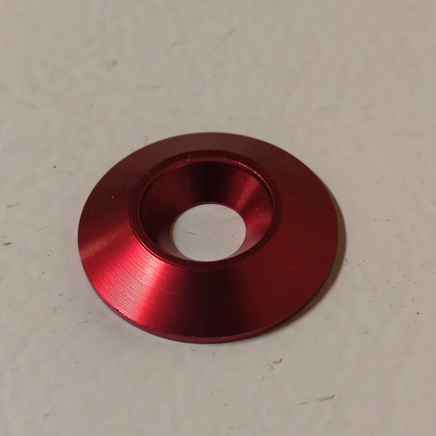 Aluminum Conical Seat Washer (Red)